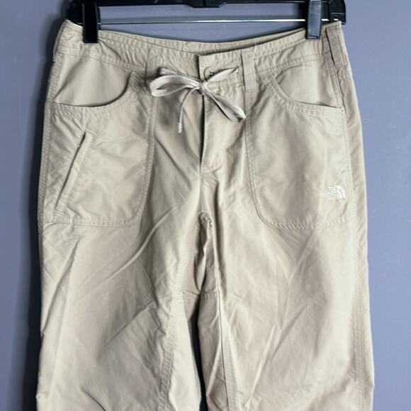 The North Face Khaki Cargo Straight Leg Pants Size 2 - Picture 2 of 8